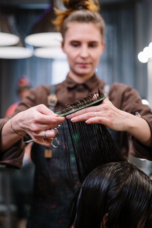 Hair cutting and styling