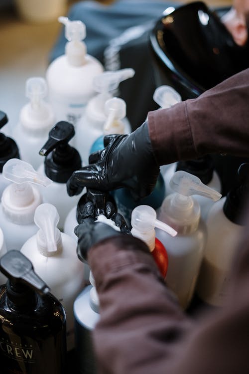 Shampoo and Conditioner Bottles