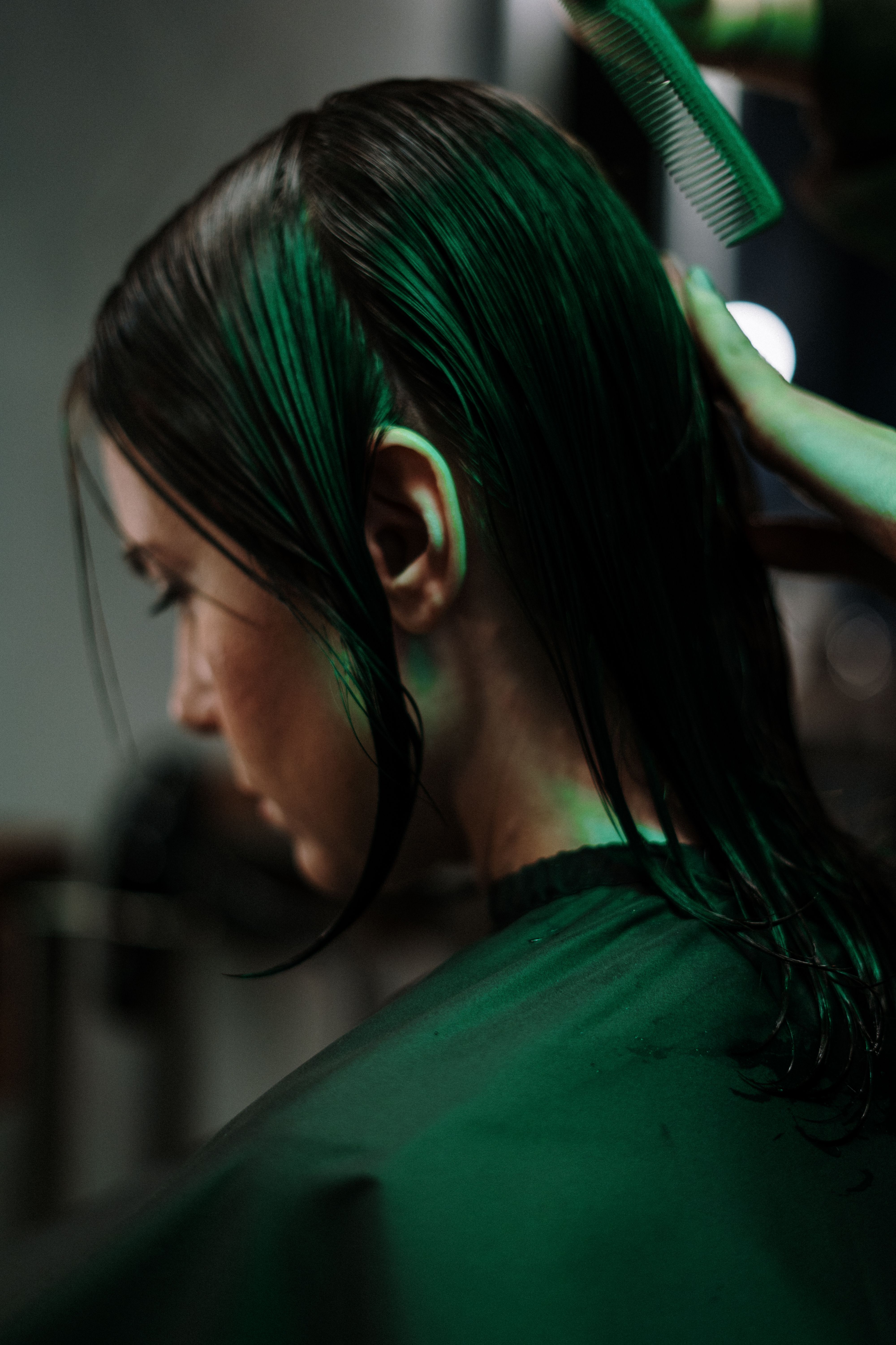 Woman Getting a Haircut u00b7 Free Stock Photo