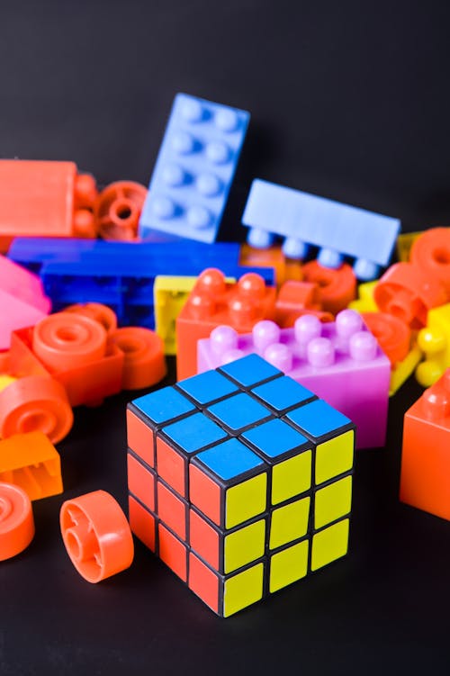 Foto stok gratis dimensi, game, kubus Rubik