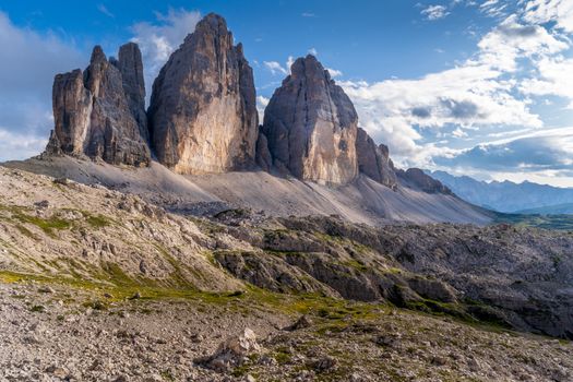Brown Rocky Mountain Under Blue Sky