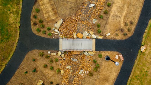 Aerial Shot Of A Park