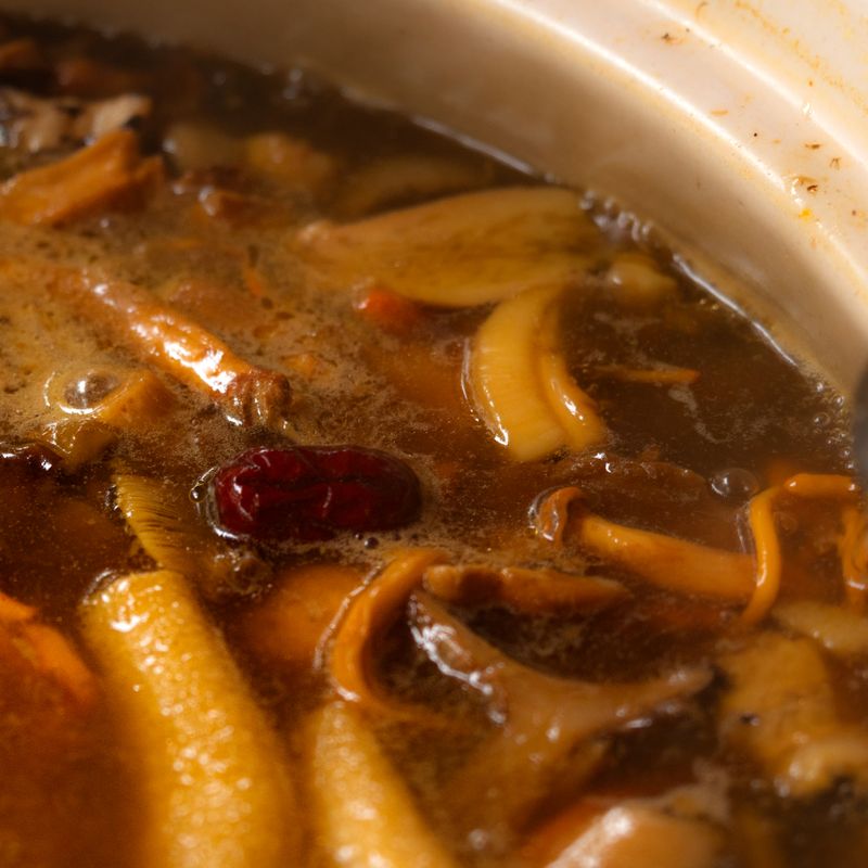 Deep Roasted Mushroom Broth
