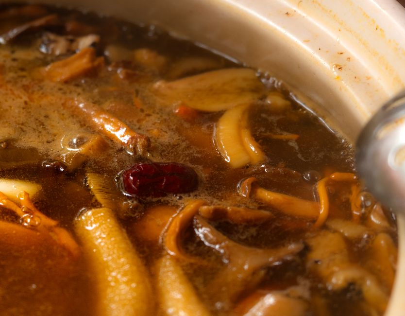 korean stew cooking pot