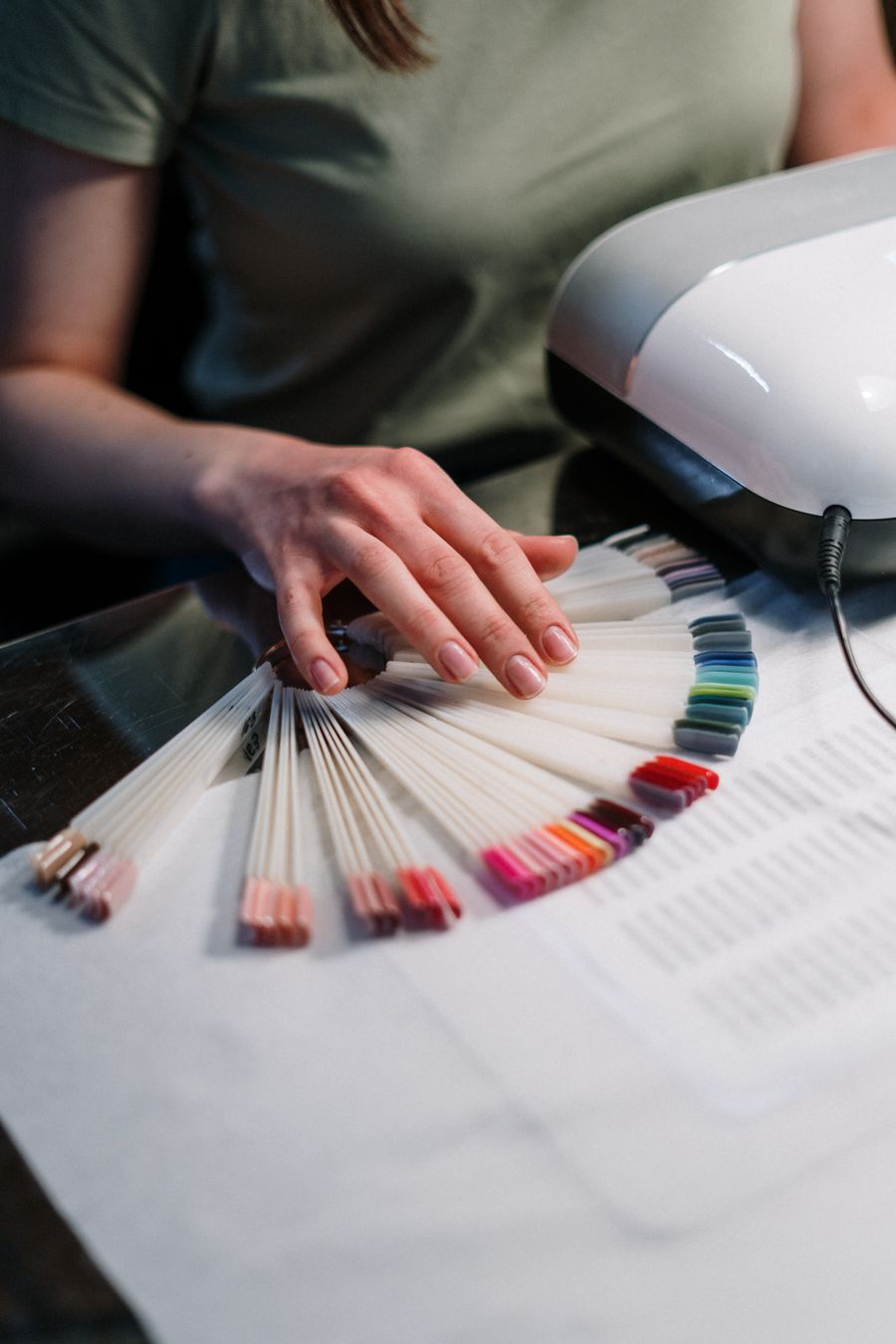 Professional spa manicure