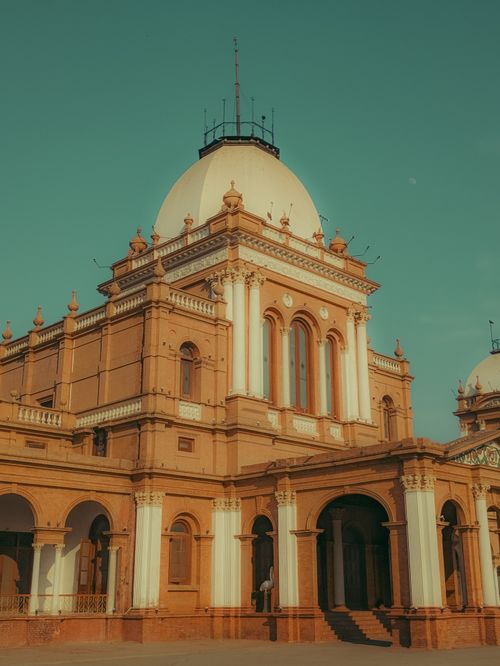 Free Stunning view of a historical palace in Bahawalpur, showcasing its grand domes and classic architecture. Stock Photo