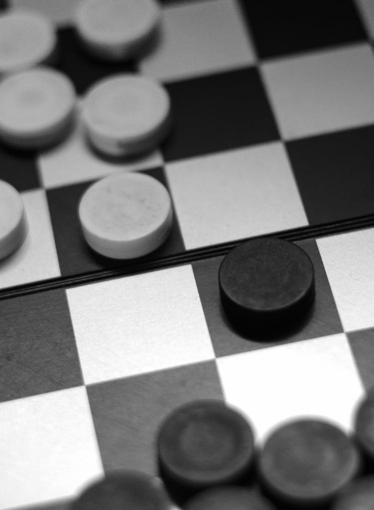 Black And White Checkers