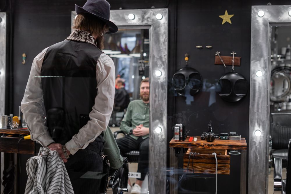 Modern salon interior