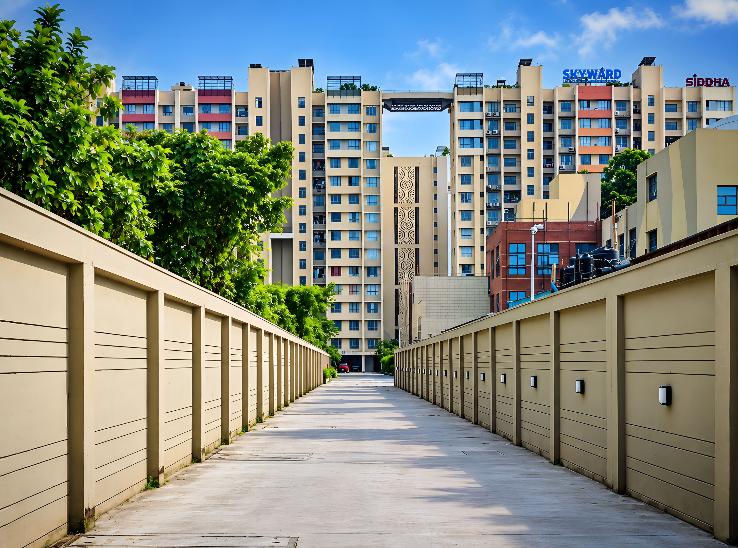 Modern residential building