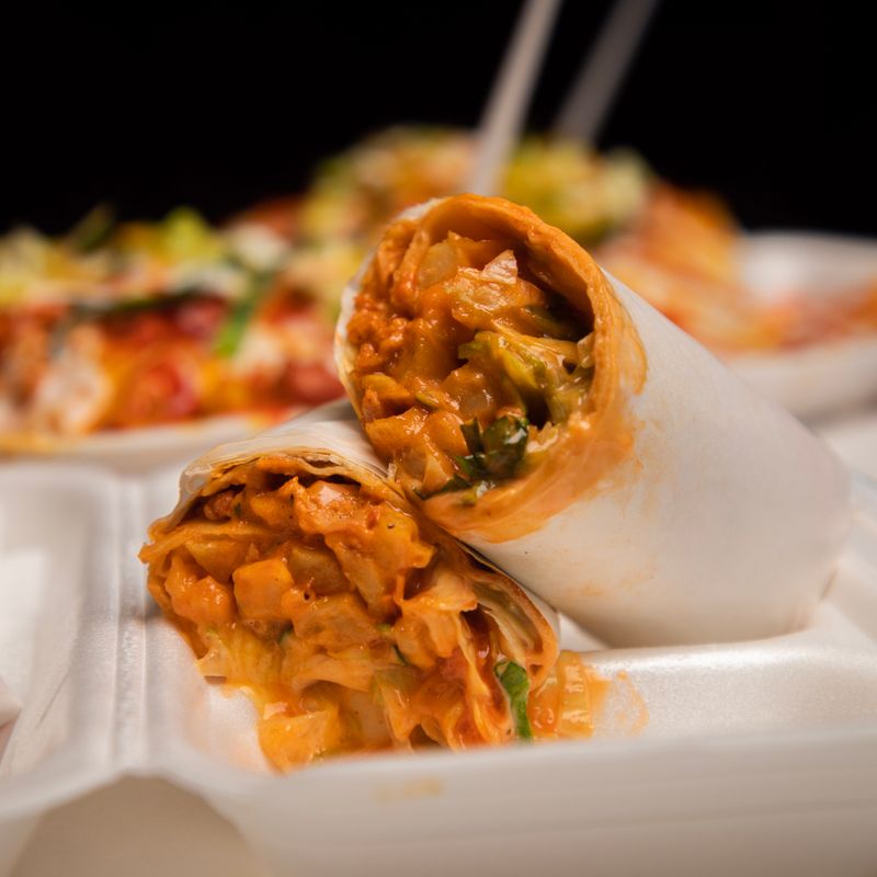 Puerto Rican Sofrito Chicken Wrap