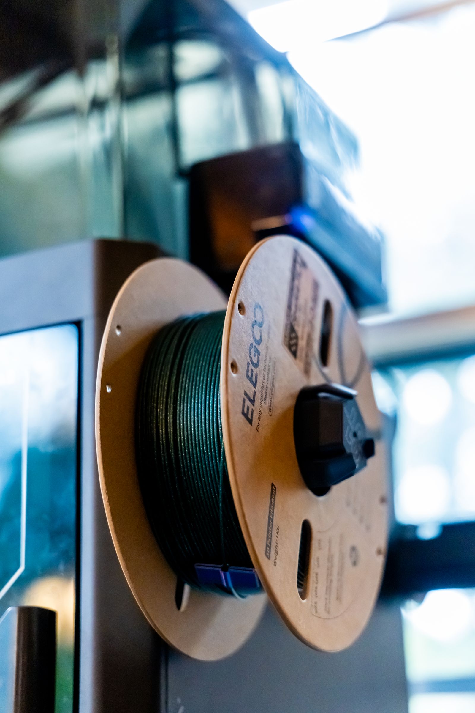 3D-Drucker bei der Fertigung eines Bauteils