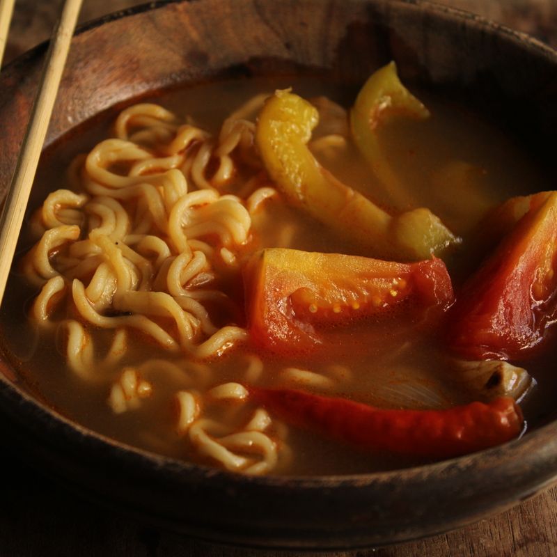 Panama Sopa de Fideos with Seafood and Culantro