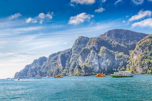 Mountain Beside Body Of Water