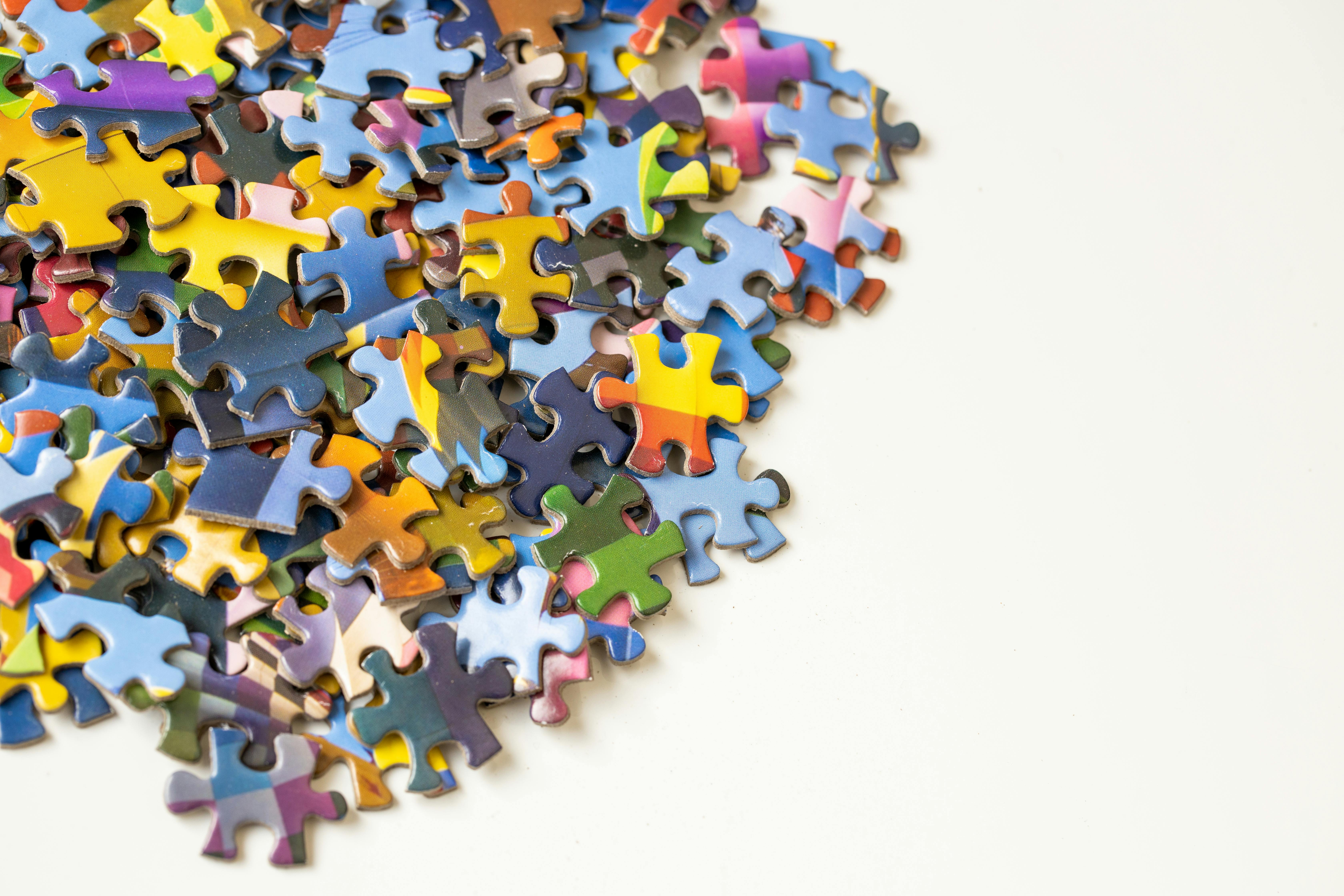 Jigsaw Puzzle Pieces Free Stock Photo