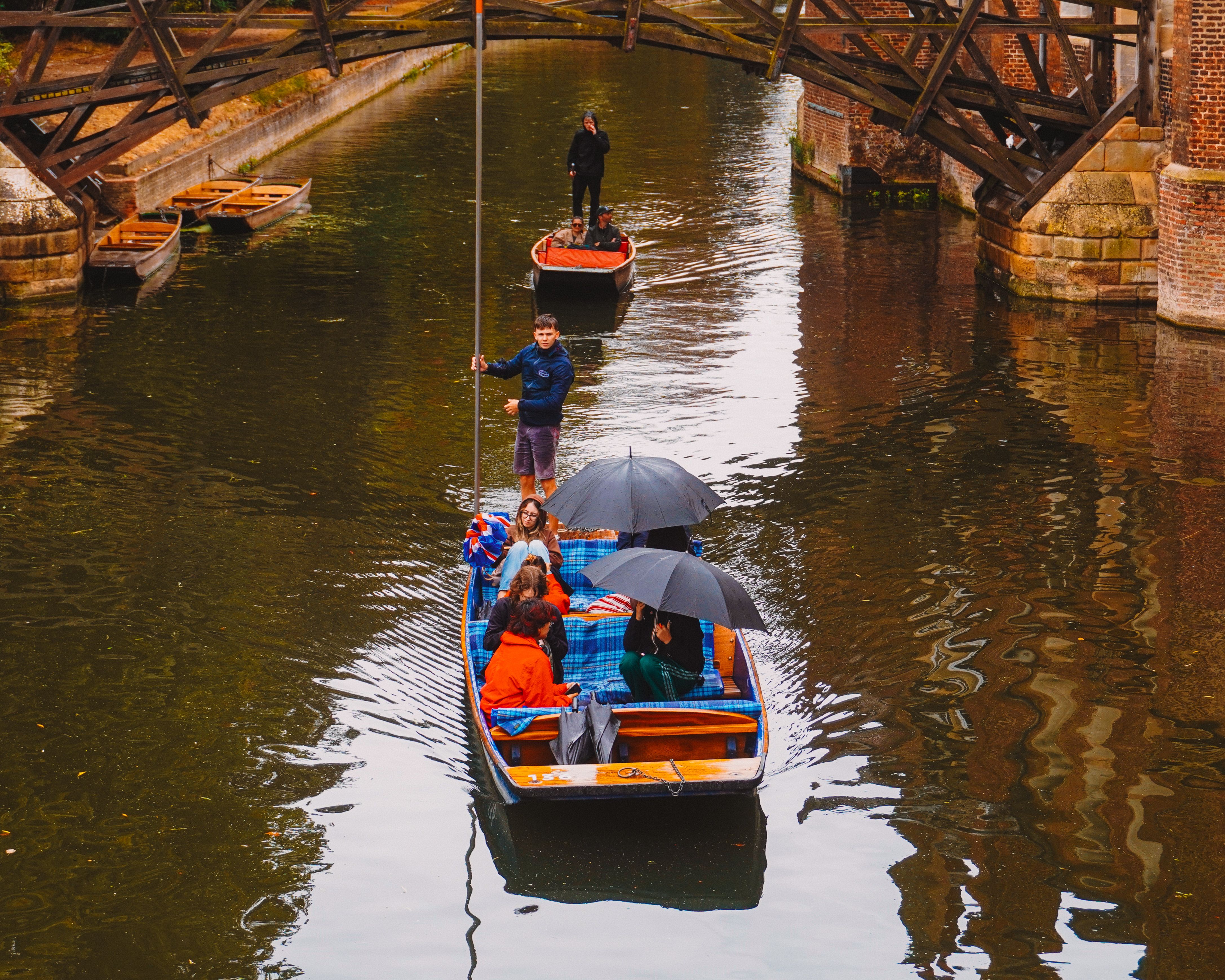 Punting on the River Cam — The Backs