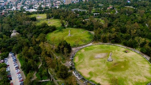 Free Explore the lush landscapes of Chapultepec Park, a green oasis in Mexico City. Stock Photo