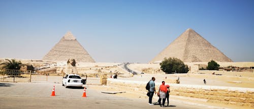 People Near A Pyramid