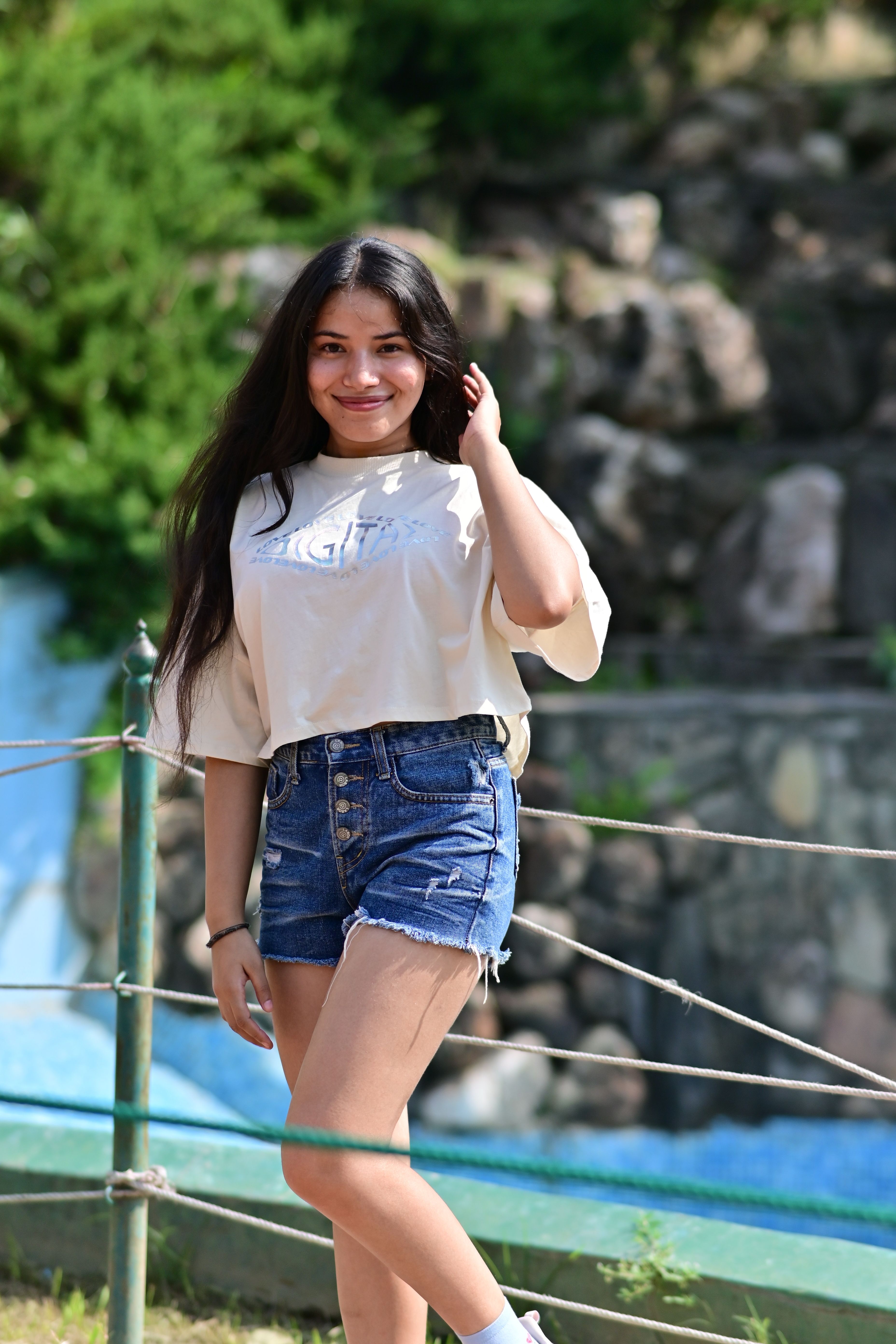 Camiseta Oversized Preta Estampada