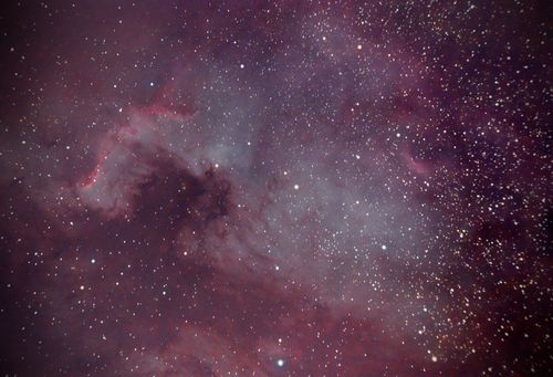 Free Explore the mesmerizing stars and cosmic dust in the North America Nebula. Stock Photo