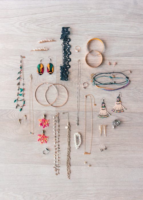 Flat Lay Of Accessories