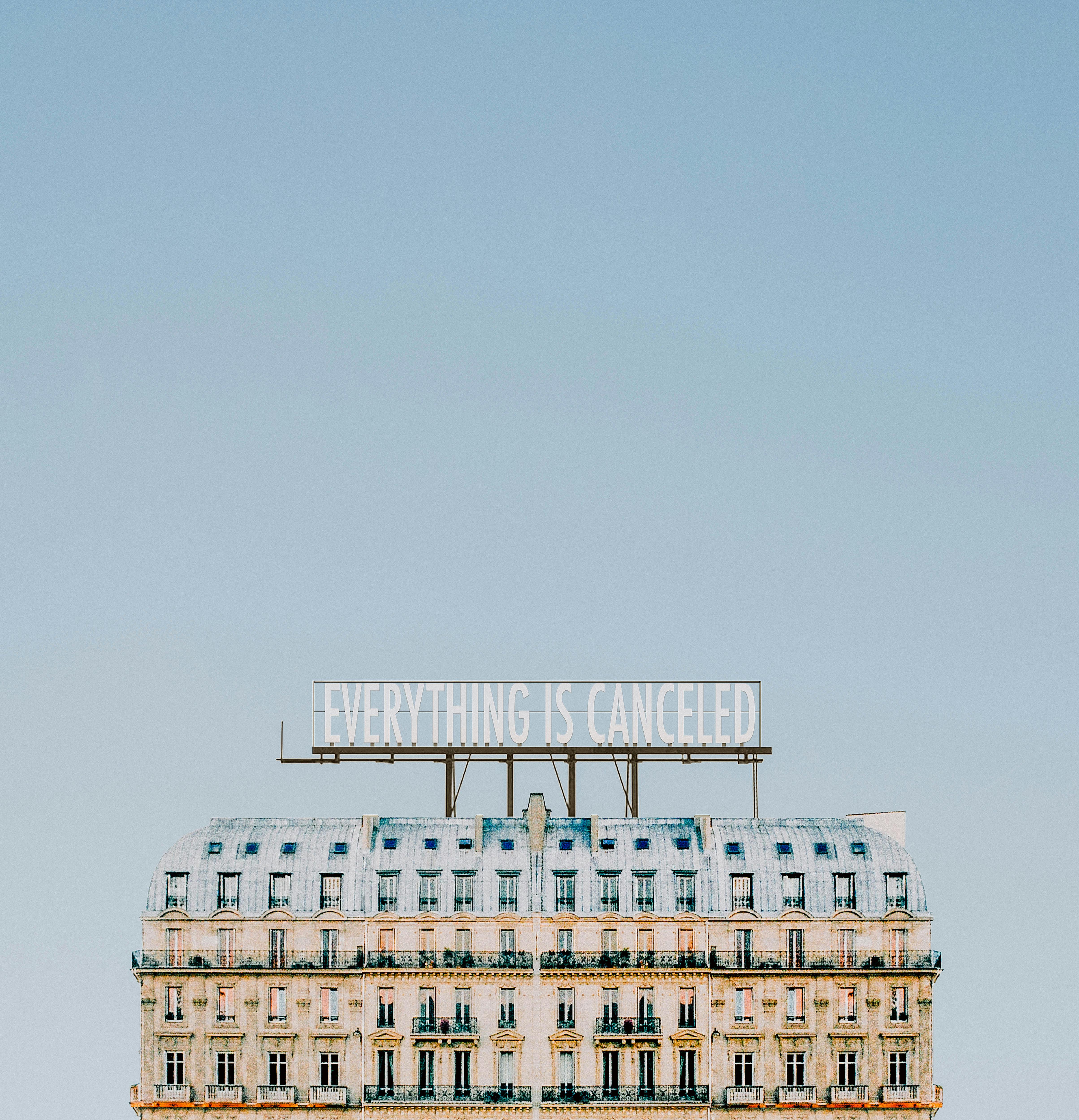 concrete building under blue sky