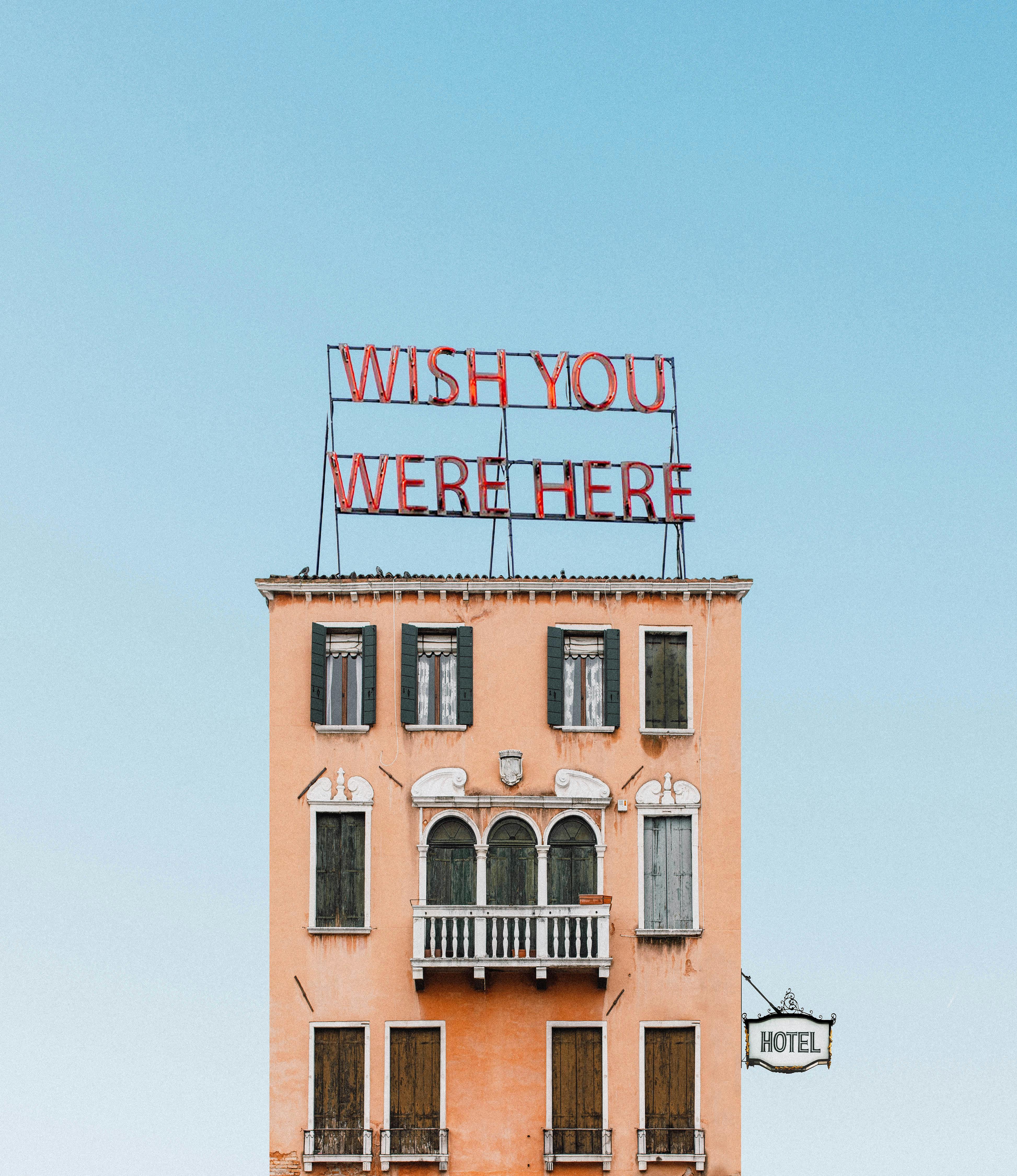 A Hotel Sign. (​ Photo by Gratisography on​ ​ Pexels.com​ )