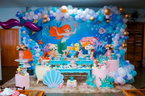 Free Little Mermaid Themed Party Stock Photo