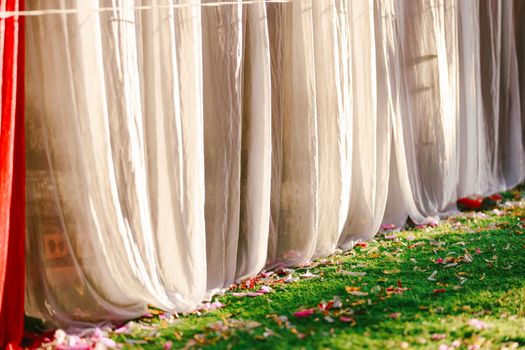 fabric backdrop