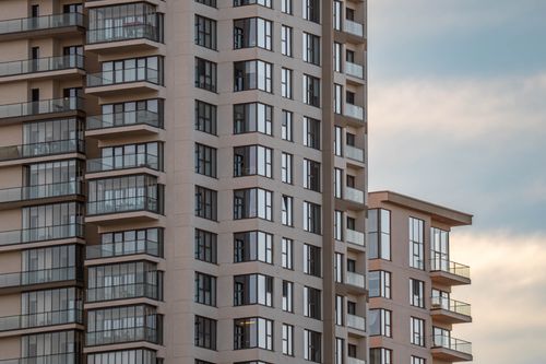 Free Photo of modern high-rise apartment buildings in Gölbaşı, Ankara, Türkiye. Stock Photo
