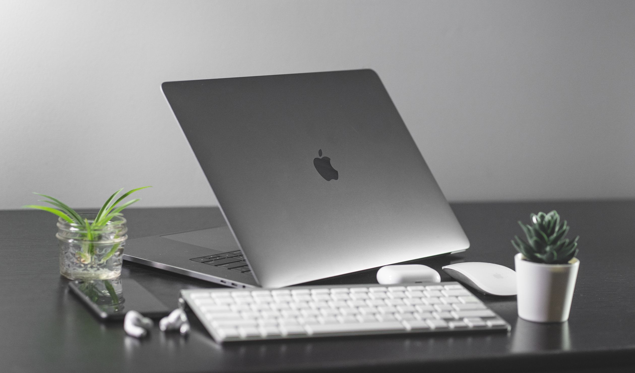 Macbook On A Table · Free Stock Photo