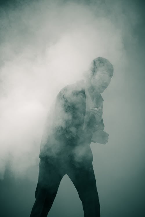 Ingyenes stockfotó férfi modell, férfi portré, füstfotózás témában