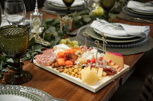 Free Cheese and Charcuterie Board Stock Photo