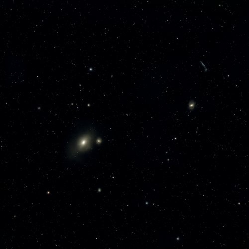 Free Capture of a serene night sky filled with stars and galaxies. Stock Photo