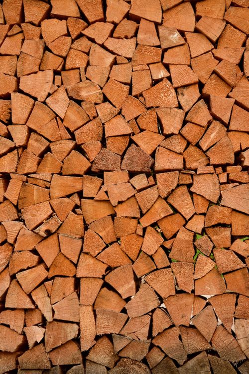 Free Neatly stacked firewood in Pottenstein, Germany captures the essence of rustic home heating. Stock Photo