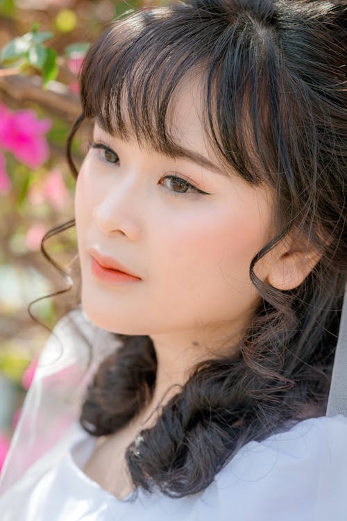 亞洲女人, 人臉, 優雅 的 免費圖庫相片