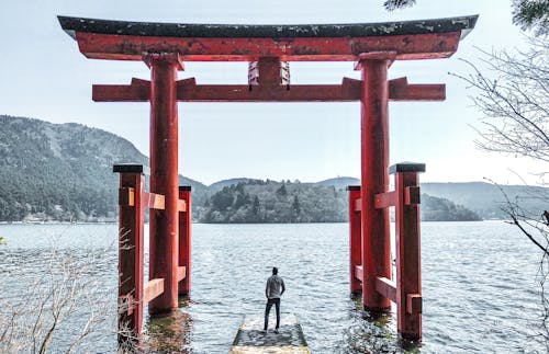 Foto d'estoc gratuïta de a l'aire lliure, cos d'aigua, cultura japonesa