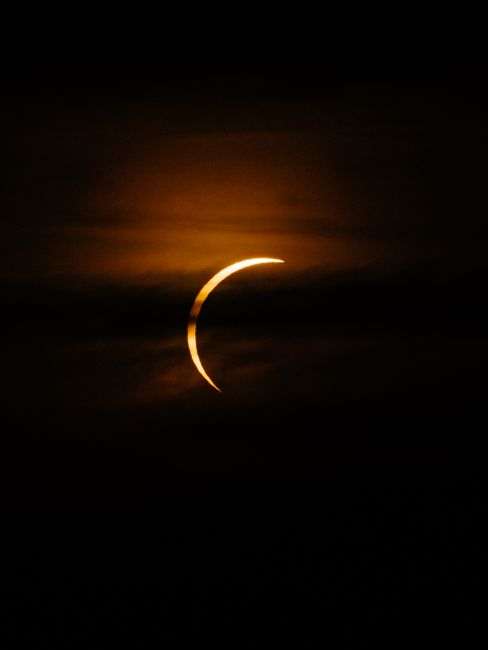 Fotomural Fotos de stock gratuitas de eclipse total, eclipse total de sol, sol y luna