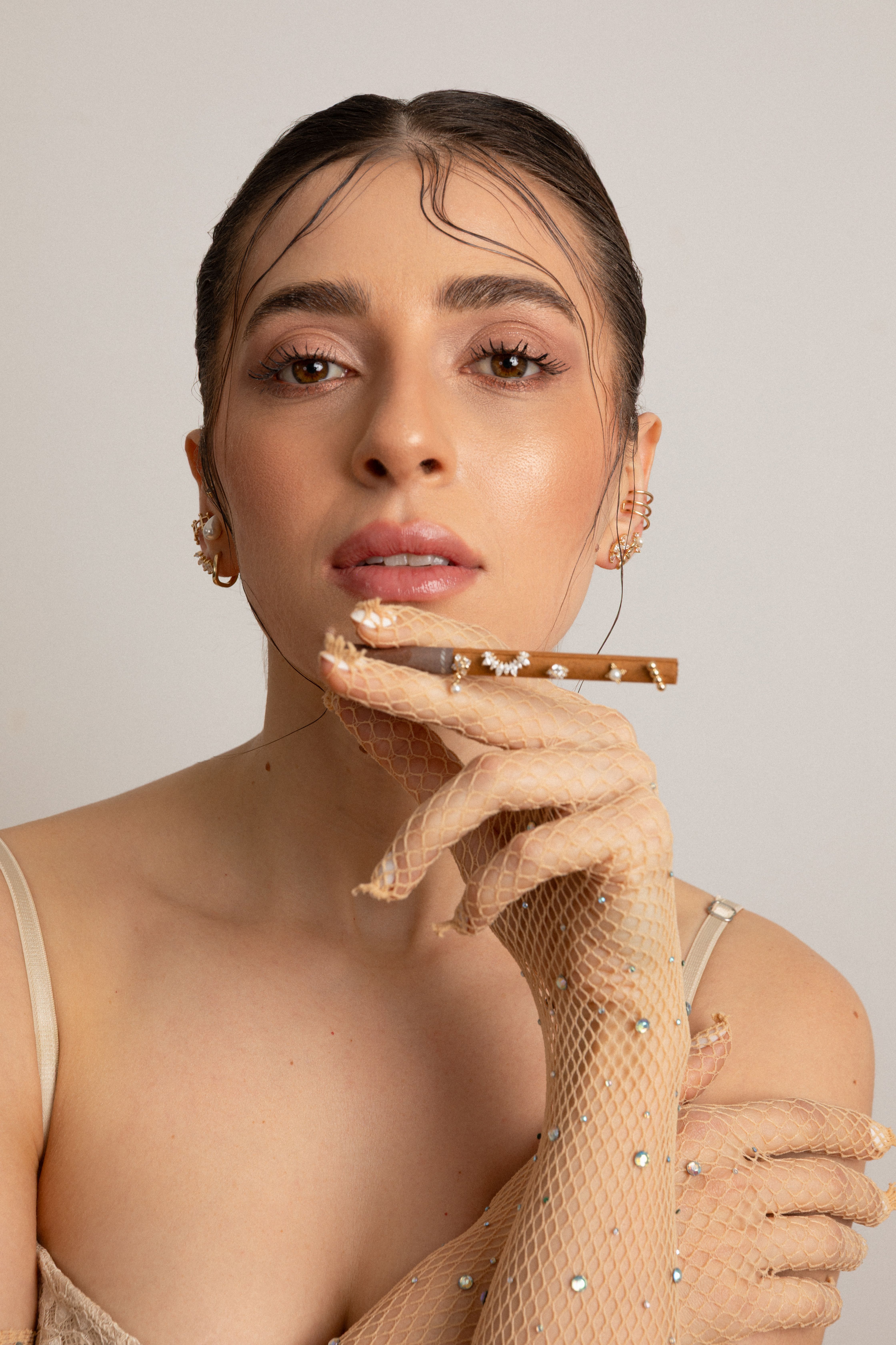 Elegant Portrait of Woman with Stylish Accessories · Free Stock Photo