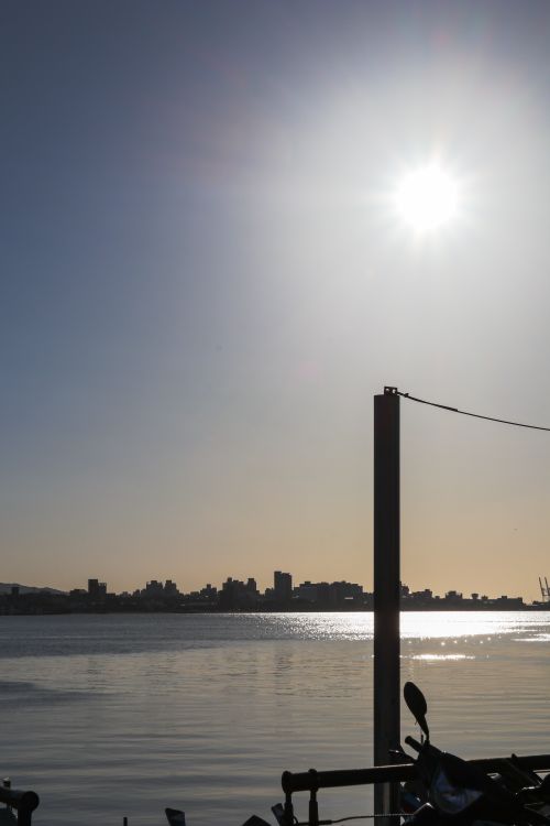 Free stock photo of sea, sunny sky Stock Photo