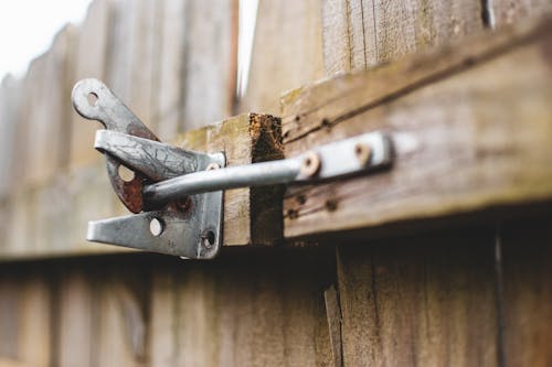 Free stock photo of backyard, latch