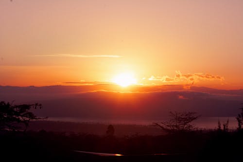 Free stock photo of sunrise, sunrise over mountain