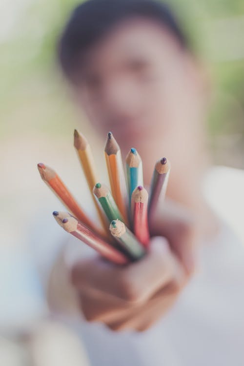 カラーペン, ペン, 教育の無料の写真素材