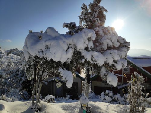 Free stock photo of beautiful snow in hill, heave snow, mountain Stock Photo