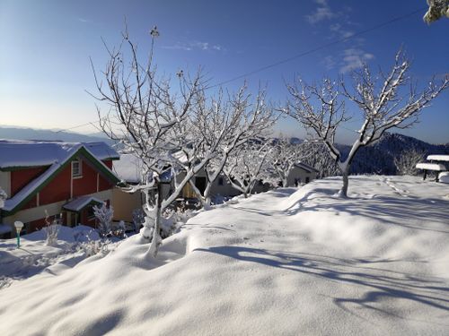 Free stock photo of beautiful snow in hill, heave snow, mountain Stock Photo