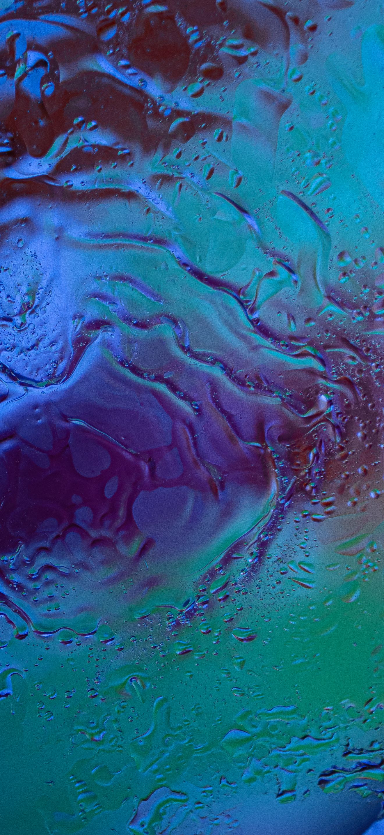 Colorful Abstract Water Texture Background 4K iPhone 17 Wallpaper