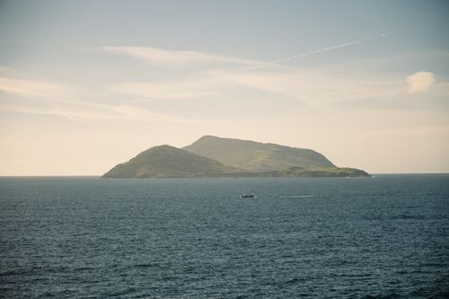 Free Beautiful view of the Blasket Islands in Ireland captured from the sea under a clear sky. Stock Photo