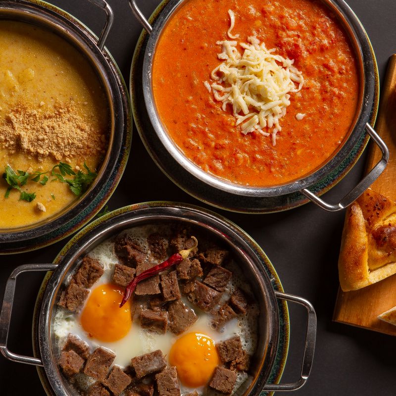 Instant Pot Sourdough Ramadan Vegetable Lentil Soup in Bread Bowls