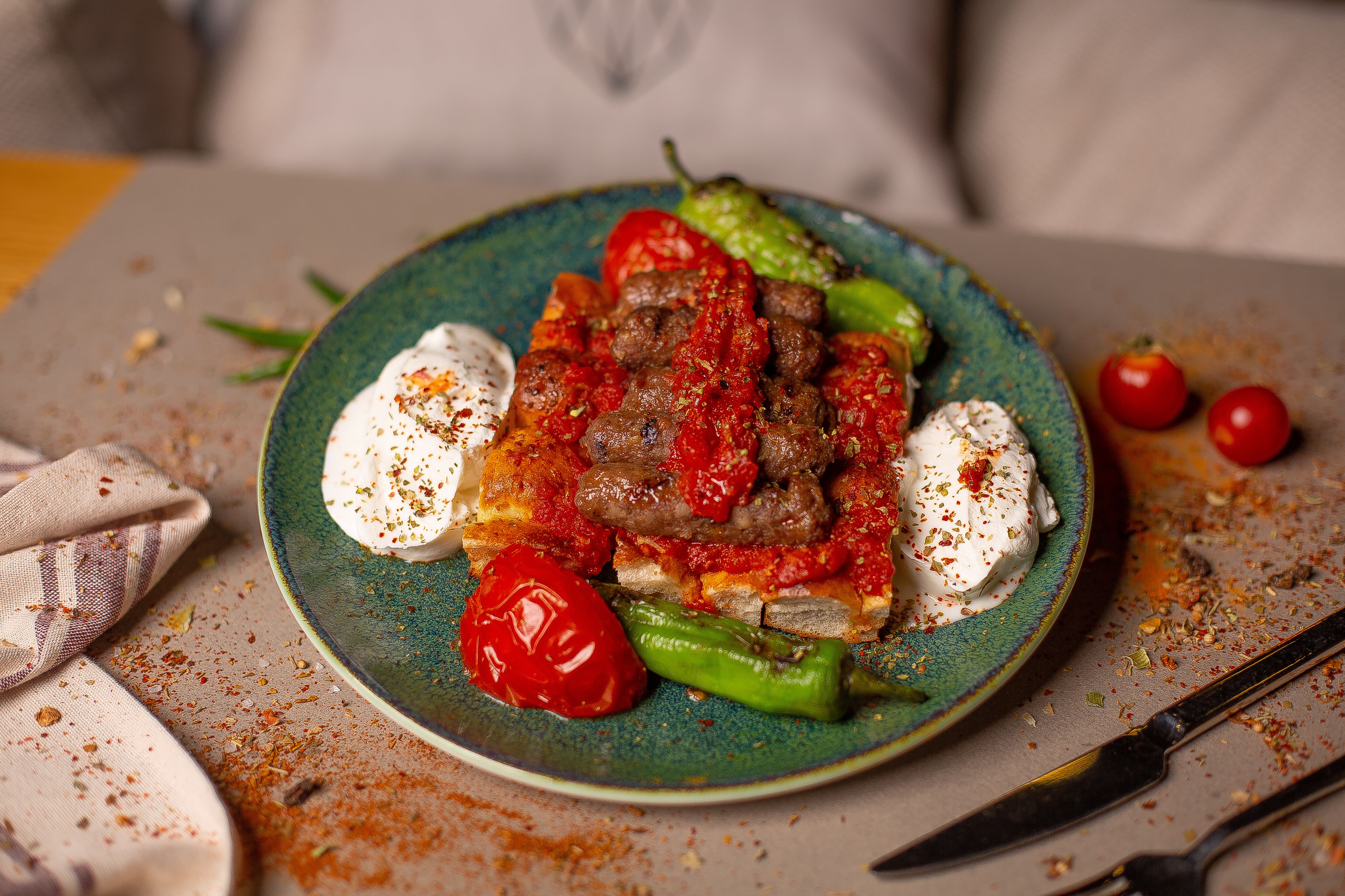Turkish Baked Pasta with Lamb and Yogurt Sauce