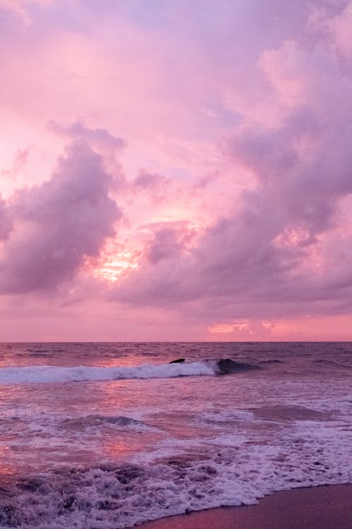 Pink Sky over Sea