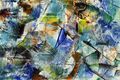 Blue mosaic brushwork — artwork by Steve A Johnson on Pexels